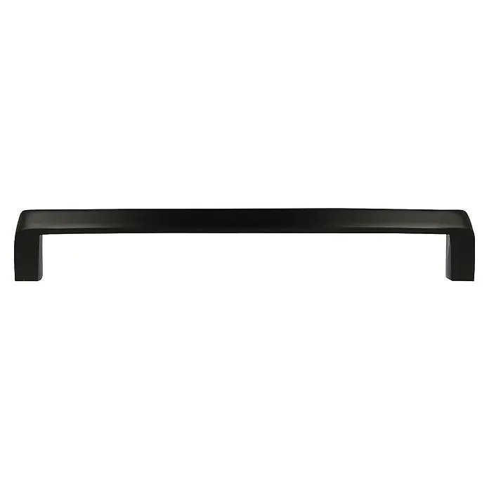 Rei Möbelgriff - Lochabstand: 224 mm, Sonstige, Schwarz, L x B x H: 235 x 12 x 34 mm - Schwarzer, moderner U-förmiger Griff für Schränke oder Schubladen.