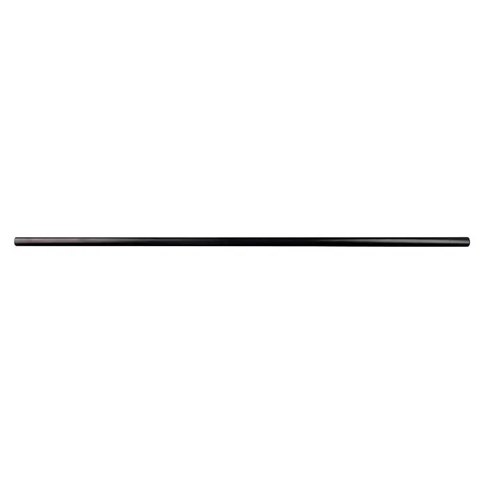 Rei Möbelgriff - Lochabstand: 356 mm, Stahl, Schwarz, Rund, L x B x H: 501 x 12 x 32 mm - Dunkle zylindrische Metallstange.