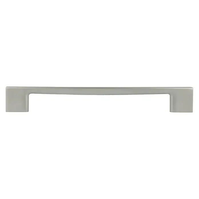 Rei Möbelgriff - Lochabstand: 160 mm, Aluminium, Nickel, Modern - Gebürsteter silberner Schrankgriff.