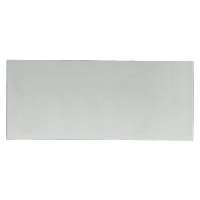 Rei Möbelgriff - Lochabstand: 64 mm, Aluminium, Silberfarben, L x B x H: 84 x 18 x 32 mm - Leere hellgraue, texturierte rechteckige Platte.