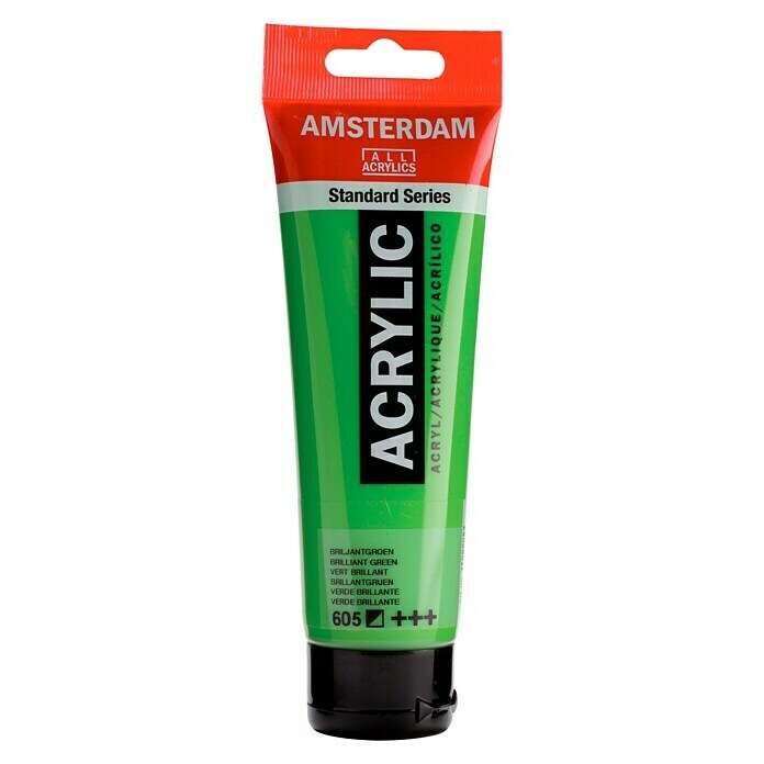 Talens Amsterdam Pintura acrílica Standard  (Verde brillante, 120 ml, Tubo)