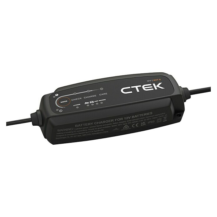 CTEK Automatik-Ladegerät NXT 5 EU (Ladestrom: 5 A, Kapazität: 1,2 Ah - 160 Ah) | BAUHAUS