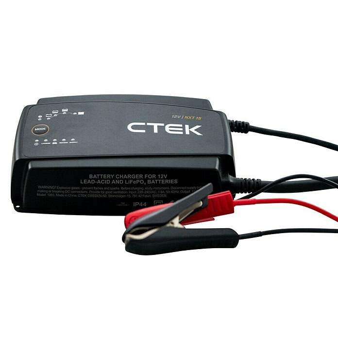 CTEK Automatik-Ladegerät NXT 15 EU (Ladestrom: 15 A, Kapazität: 30 Ah - 350 Ah) | BAUHAUS