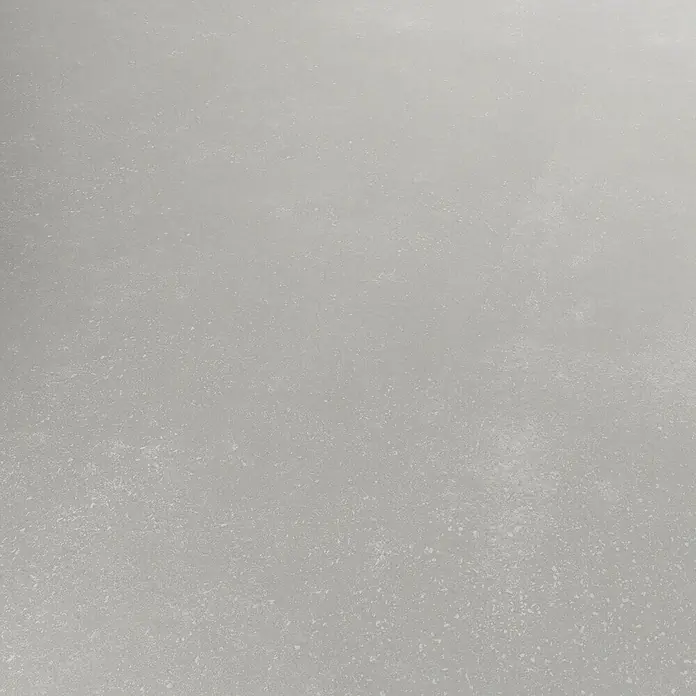 b!design Vinylboden SPC - Chiasso, Fliese, 800 x 400 x 5 mm - Hellgraue, gesprenkelte Oberflächenstruktur.