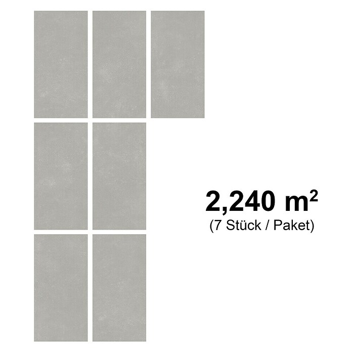 b!design Vinylboden SPC (Chiasso, Fliese, 800 x 400 x 5 mm) | BAUHAUS