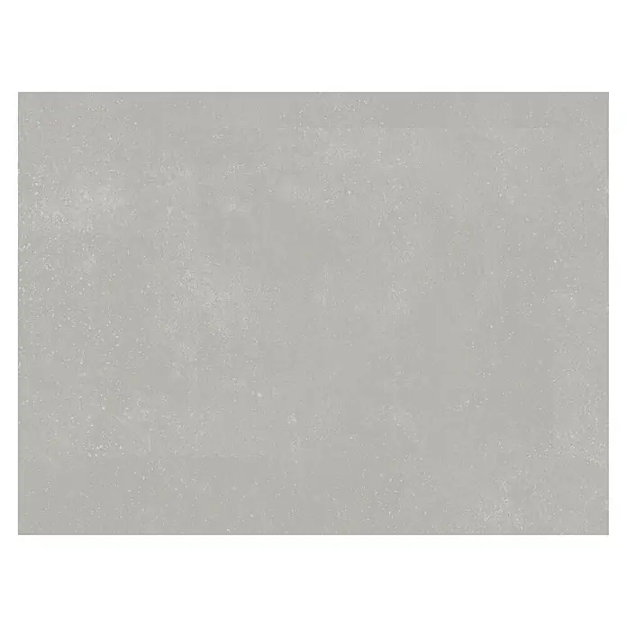b!design Vinylboden SPC - Chiasso, Fliese, 800 x 400 x 5 mm - Hellgraue, strukturierte Oberfläche mit feinen Sprenkeln.