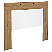 Meka Block Cabecero de cama K-875 (An x Al: 160 x 130 cm, Roble Albar/Blanco Poro) | BAUHAUS