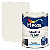 Flexa Strak in de Lak Kleurlak Gebroken Wit RAL 9010 (750 ml, Buiten) | BAUHAUS