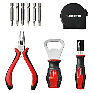 Alpha Tools Schroevenzakje (Totale omvang: 10 -delig, Chroom-vanadiumstaal)