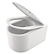 Camargue Wand-WC-Set Amsterdam (Spülrandlos, Ohne Spezialglasur, Spülform: Tief, WC Abgang: Waagerecht, Weiß) | BAUHAUS