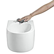 Camargue Wand-WC-Set Amsterdam (Spülrandlos, Ohne Spezialglasur, Spülform: Tief, WC Abgang: Waagerecht, Weiß) | BAUHAUS