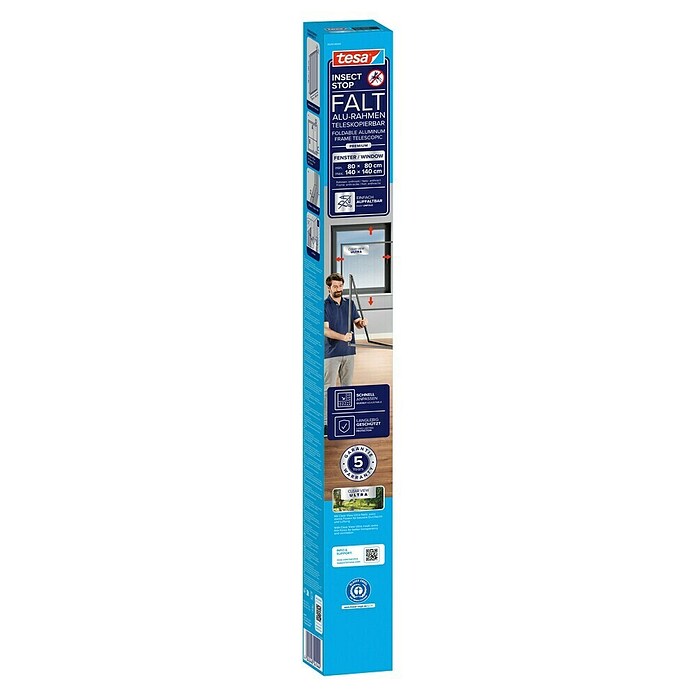 tesa Horgaas (Verstelbaarheid: 80 x 80 cm - 140 x 140 cm, Kleur frame: Antraciet, Klembevestiging, Raam)