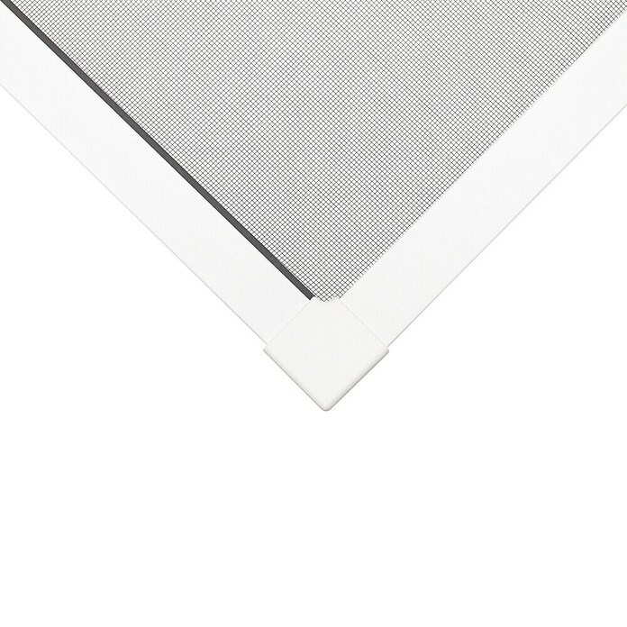 tesa Insektenschutzgitter (Verstellbarkeit: 80 x 80 cm - 140 x 140 cm, Farbe Rahmen: Weiß, Klemmbefestigung, Fenster)