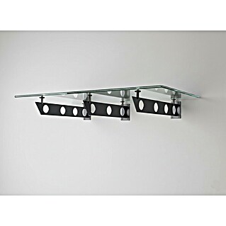 Glaszentrum Hagen Vordach (230 x 90 x 25 cm, Schwarz)