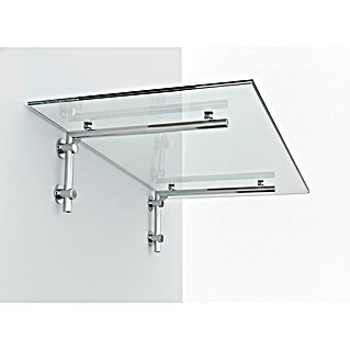 Glaszentrum Hagen Vordach (150 x 90 x 45 cm, Silber)
