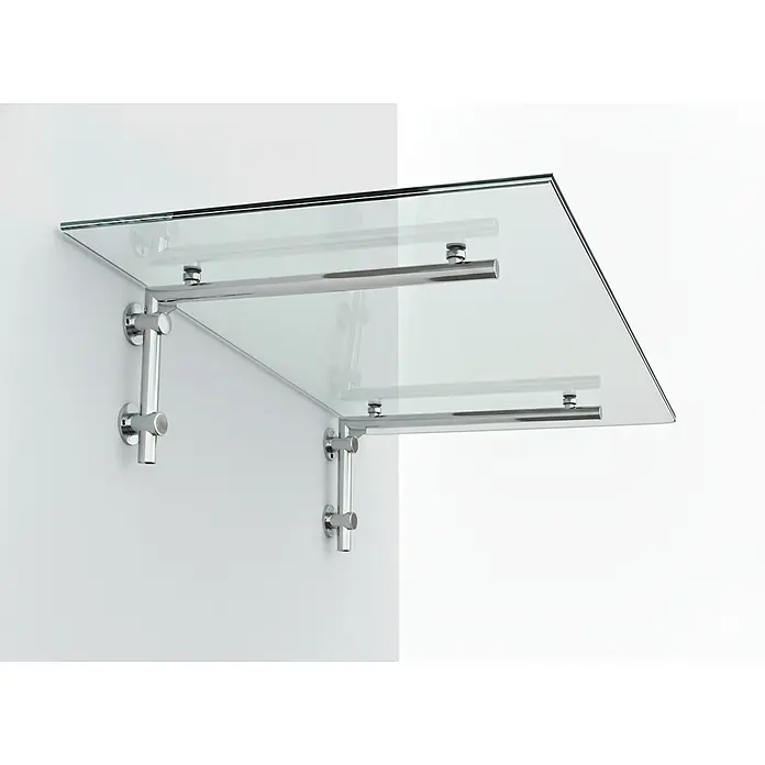 Glaszentrum Hagen Vordach - 120 x 90 x 45 cm, Silber