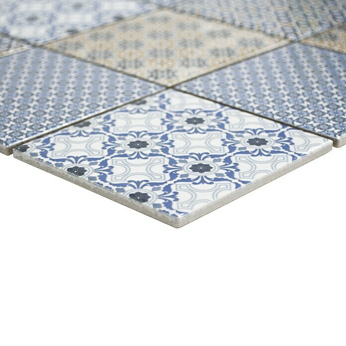 Mosaikfliese Quadrat Classico Mix (29,8 x 29,8 cm, Mehrfarbig, Glänzend)