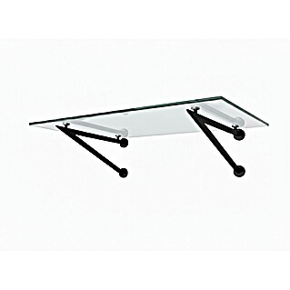 Glaszentrum Hagen Vordach (130 x 90 x 40 cm, Schwarz)
