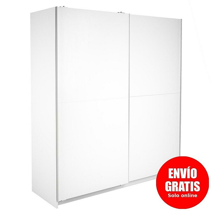 Meka Block Armario de puertas correderas K-903 (L x An x Al: 60 x 180 x 200 cm, Blanco Poro) | BAUHAUS