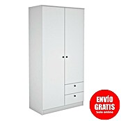 Meka Block Armario para ropa K-648 (L x An x Al: 51,6 x 100,2 x 200 cm, Blanco Soft) | BAUHAUS