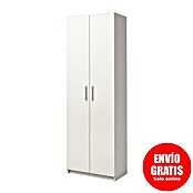 Meka Block Armario multiusos de madera K-967 (L x An x Al: 36 x 60 x 180 cm, Apertura según normativa: Izquierda/Derecha, Blanco Liso, Modelo alto) | BAUHAUS