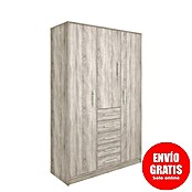 Meka Block Armario para ropa K-9235 (L x An x Al: 50 cm x 130 mm x 200 cm, Roble Cortez, Espesor: 16 mm) | BAUHAUS