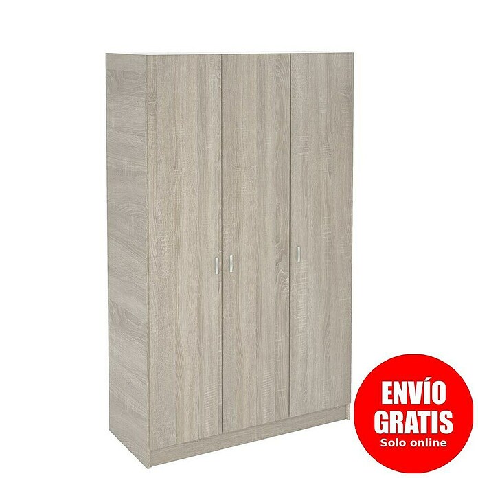 Meka Block Armario para ropa K-7349 (L x An x Al: 52 cm x 128,2 mm x 200 cm, Roble Cortez) | BAUHAUS