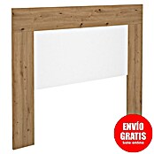 Meka Block Cabecero de cama K-875 (An x Al: 160 x 130 cm, Roble Albar/Blanco Poro) | BAUHAUS