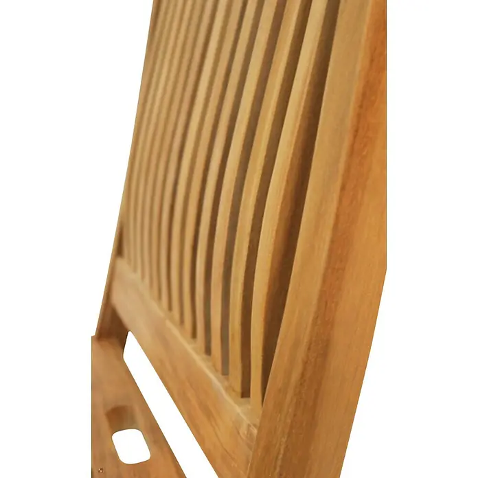 Kai Wiechmann Gartenstuhl - Teakholz, Klappbar, Naturbelassen, B x T x H: 47 x 60 x 92 cm