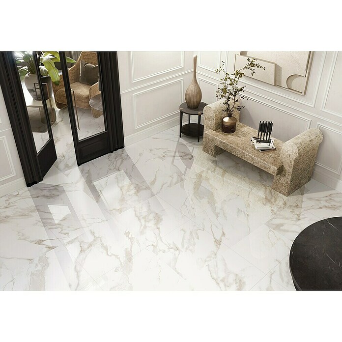 Pavimento porcelánico Arezzo (60,5 x 60,5 cm, Oro, Brillante) | BAUHAUS