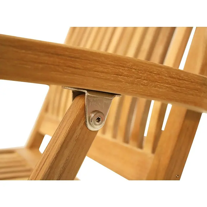 Kai Wiechmann Gartenstuhl - Teakholz, Klappbar, Naturbelassen, B x T x H: 56 x 60 x 92 cm