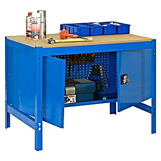 Simonrack Simonwork Werkbank BT0 Cabinet 900 (L x B x H: 61 x 90 x 84,2 cm, Traglast: 400 kg, Blau)