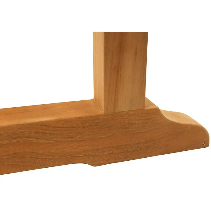 Kai Wiechmann Gartenbank - B x T x H: 40 x 40 x 45 cm, Teak, Naturbelassen