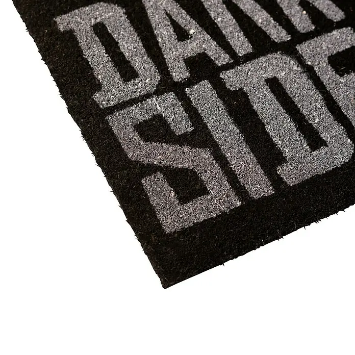 Fußmatte Star Wars - 60 x 40 cm, Welcome to the Dark Side, Material Nutzschicht: Kokos - Schwarze Fußmatte mit grauem Schriftzug "DARK SIDE".