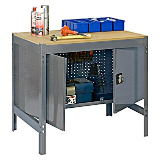 Simonrack Simonwork Werkbank BT0 Cabinet 1200 (L x B x H: 76 x 120 x 84,2 cm, Traglast: 600 kg, Grau)