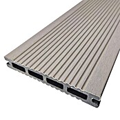 Dioco Tablón para terraza WPC Durafloor (L x An x Es: 220 x 14 x 2,3 cm, Arena/Gris, 1 ud.) | BAUHAUS