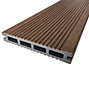 Dioco Tablón para terraza WPC Durafloor (L x An x Es: 220 x 14 x 2,3 cm, IPE/Teca, 1 ud.) | BAUHAUS