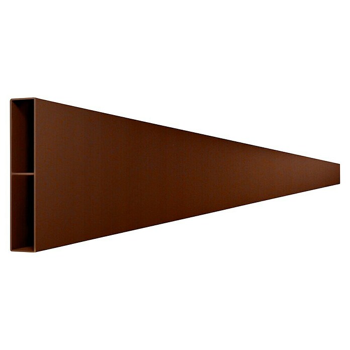 Dioco Smartwall Valla doble (L x Al: 360 x 100 cm, Óxido, Aluminio) | BAUHAUS