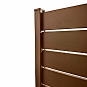 Dioco Smartwall Valla doble (L x Al: 360 x 100 cm, Óxido, Aluminio) | BAUHAUS