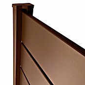Dioco Smartwall Valla doble (L x Al: 360 x 100 cm, Óxido, Aluminio) | BAUHAUS