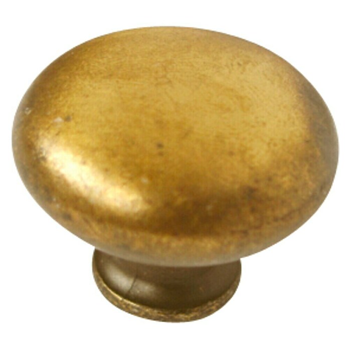 Nesu Pomo para muebles 2353C (Ø x Al: 30 x 24 mm, Acero, Mate antiguo)