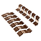 Dioco Smartwall Kit de accesorios (Óxido, Específico para: Valla de aluminio Smartwall Persiana) | BAUHAUS