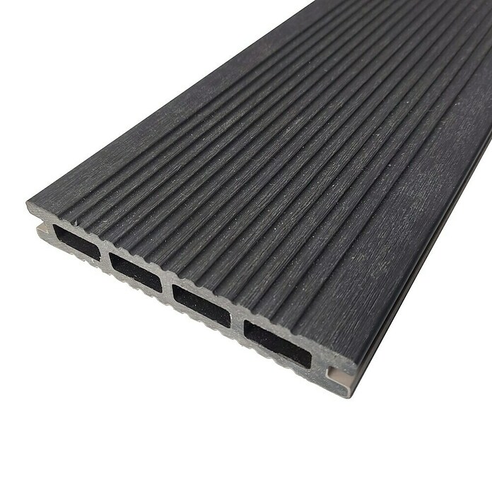 Dioco Tablón para terraza WPC Durafloor (L x An x Es: 220 x 14 x 2,3 cm, Arena/Gris, 1 ud.) | BAUHAUS