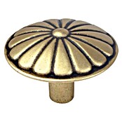 Nesu Pomo para muebles 213818 (Ø x Al: 35 x 26 mm, Acero, Mate antiguo)