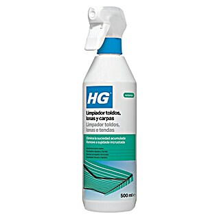 HG Limpiador para toldos, lonas y carpas (500 ml, Botella con cabezal rociable)