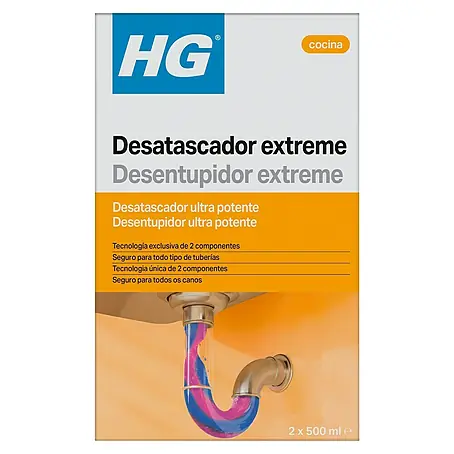 HG  Desatascador líquido Extreme