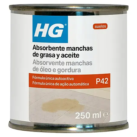 HG  Limpiador Absorbente de manchas de grasa y de aceite