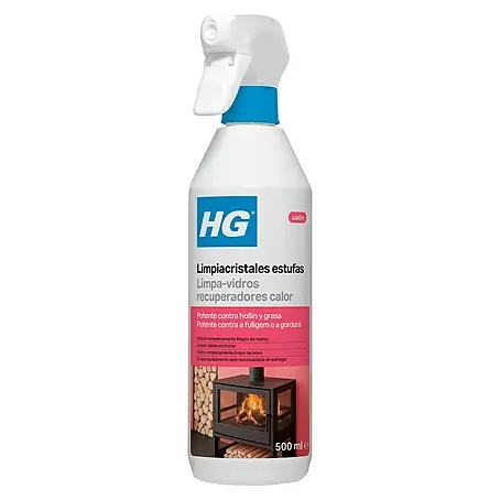 HG  Limpiador de vidrio de chimenea y horno