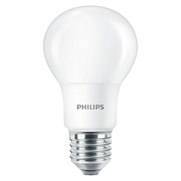 Philips Bombilla LED (6 uds., E27, 8 W, Color de luz: Blanco cálido, No regulable)