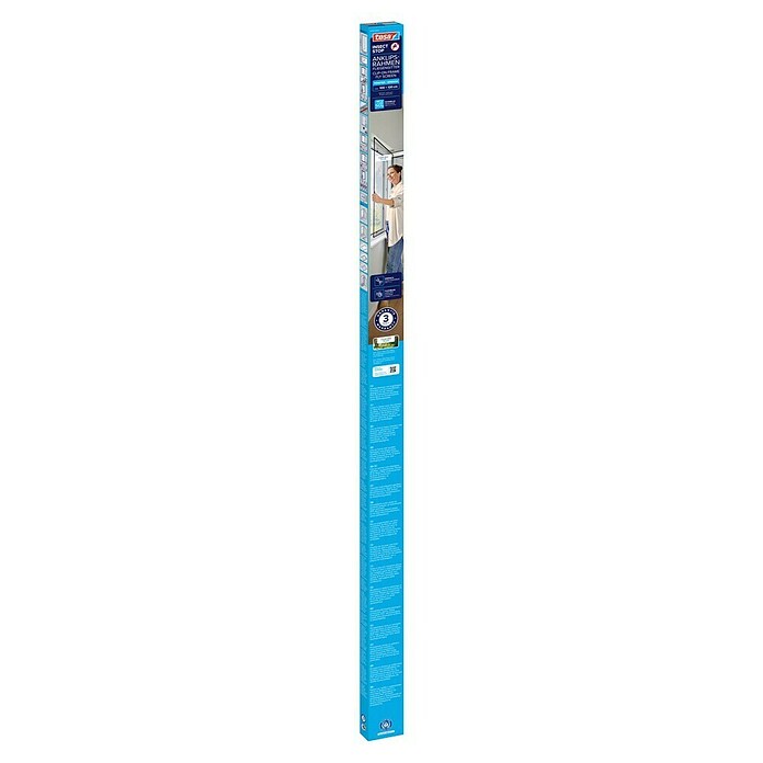 Tesa Inzethor Insect Stop clip-on frame (b x h: 1 x 1,2 m, Montage hor: Klemmen, Antraciet) | BAUHAUS